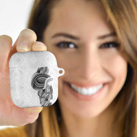 Traditional Polynesian Art Tattoos AirPods Case White Color LT03 - Polynesian Pride