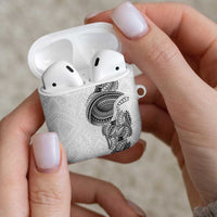 Traditional Polynesian Art Tattoos AirPods Case White Color LT03 - Polynesian Pride