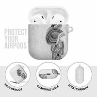 Traditional Polynesian Art Tattoos AirPods Case White Color LT03 - Polynesian Pride