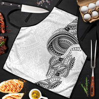 Traditional Polynesian Art Tattoos Apron White Color LT03 White - Polynesian Pride