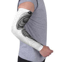 Traditional Polynesian Art Tattoos Arm Sleeves White Color - Polynesian Pride