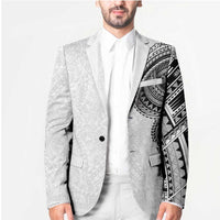 Traditional Polynesian Art Tattoos Blazer White Color LT03 - Polynesian Pride