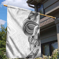 Traditional Polynesian Art Tattoos Garden Flag White Color - Polynesian Pride
