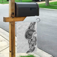 Traditional Polynesian Art Tattoos Garden Flag White Color - Polynesian Pride