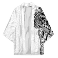 Traditional Polynesian Art Tattoos Kimono White Color LT03 Unisex White - Polynesian Pride