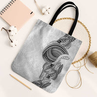 Traditional Polynesian Art Tattoos Tote Bag White Color - Polynesian Pride