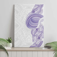 Traditional Polynesian Art Tattoos Canvas Wall Art Purple Color LT03 - Polynesian Pride