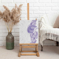 Traditional Polynesian Art Tattoos Canvas Wall Art Purple Color LT03 - Polynesian Pride