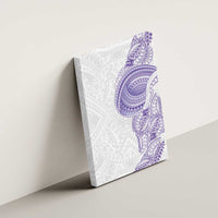 Traditional Polynesian Art Tattoos Canvas Wall Art Purple Color LT03 - Polynesian Pride