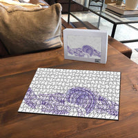 Traditional Polynesian Art Tattoos Puzzle Purple Color LT03 - Polynesian Pride