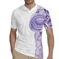 Traditional Polynesian Art Tattoos Rugby Jersey Purple Color LT03 - Polynesian Pride