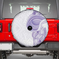 Traditional Polynesian Art Tattoos Spare Tire Cover Purple Color - Polynesian Pride