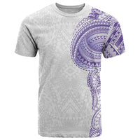 Traditional Polynesian Art Tattoos T Shirt Purple Color - Polynesian Pride