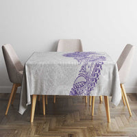 Traditional Polynesian Art Tattoos Tablecloth Purple Color LT03 - Polynesian Pride