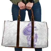 Traditional Polynesian Art Tattoos Travel Bag Purple Color - Polynesian Pride