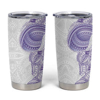 Traditional Polynesian Art Tattoos Tumbler Cup Purple Color - Polynesian Pride