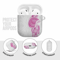 Traditional Polynesian Art Tattoos AirPods Case Pink Color LT03 - Polynesian Pride