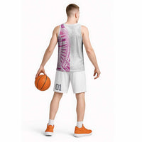 Traditional Polynesian Art Tattoos Basketball Jersey Pink Color LT03 - Polynesian Pride