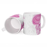 Traditional Polynesian Art Tattoos Ceramic Mug Pink Color LT03 - Polynesian Pride