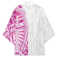 Traditional Polynesian Art Tattoos Kimono Pink Color LT03 - Polynesian Pride