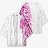 Traditional Polynesian Art Tattoos Kimono Pink Color LT03 - Polynesian Pride