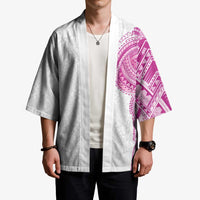 Traditional Polynesian Art Tattoos Kimono Pink Color LT03 - Polynesian Pride