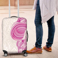 Traditional Polynesian Art Tattoos Luggage Cover Pink Color LT03 Pink - Polynesian Pride