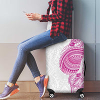Traditional Polynesian Art Tattoos Luggage Cover Pink Color LT03 - Polynesian Pride