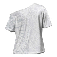 Lotu Tamaiti Cross Shoulder Shirt Traditional Samoan Art Tattoos LT03 - Polynesian Pride