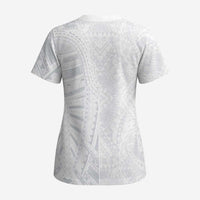 Lotu Tamaiti Scrub Top Traditional Samoan Art Tattoos LT03 - Polynesian Pride
