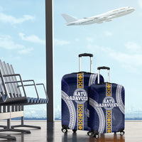 Fiji Ratu Kadavulevu School Luggage Cover Tapa and Polynesian Tribal Pattern LT03 - Polynesian Pride