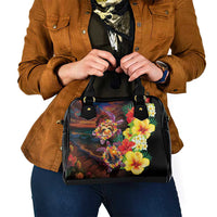Hawaiian Sea Animals Love Couple Shoulder Handbag Aloha Sunset Symphony LT03 - Polynesian Pride