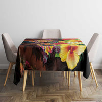 Hawaiian Sea Animals Love Couple Tablecloth Aloha Sunset Symphony LT03 - Polynesian Pride