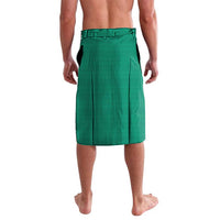 Custom Cook Islands Rugby Lavalava Tatau Art Sport Style Green Color LT03 - Polynesian Pride
