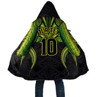 Custom Cook Islands Rugby Cloak Tatau Art Sport Style Black Color LT03 Unisex Black - Polynesian Pride
