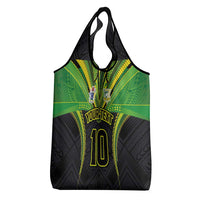 Custom Cook Islands Rugby Grocery Bag Tatau Art Sport Style Black Color LT03 - Polynesian Pride