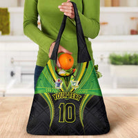 Custom Cook Islands Rugby Grocery Bag Tatau Art Sport Style Black Color LT03 - Polynesian Pride