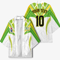 Custom Cook Islands Rugby Kimono Tatau Art Sport Style White Color LT03 - Polynesian Pride