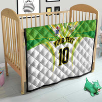 Custom Cook Islands Rugby Quilt Tatau Art Sport Style White Color LT03 - Polynesian Pride