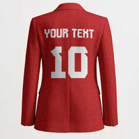 Custom Tonga Rugby Blazer Ngatu Motifs and Pacific Patterns LT03 - Polynesian Pride