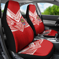 Tonga Rugby Car Seat Cover Ngatu Motifs and Pacific Patterns LT03 - Polynesian Pride
