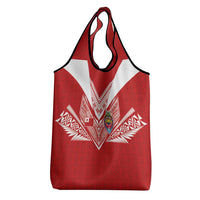 Tonga Rugby Grocery Bag Ngatu Motifs and Pacific Patterns LT03 - Polynesian Pride