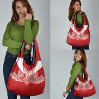 Tonga Rugby Grocery Bag Ngatu Motifs and Pacific Patterns LT03 - Polynesian Pride