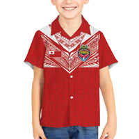 Custom Tonga Rugby Hawaiian Shirt Ngatu Motifs and Pacific Patterns LT03 - Polynesian Pride