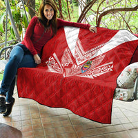 Tonga Rugby Quilt Ngatu Motifs and Pacific Patterns LT03 - Polynesian Pride