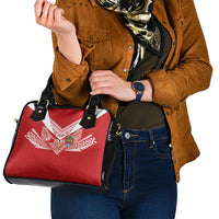 Tonga Rugby Shoulder Handbag Ngatu Motifs and Pacific Patterns LT03 - Polynesian Pride