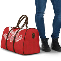Tonga Rugby Travel Bag Ngatu Motifs and Pacific Patterns LT03 - Polynesian Pride