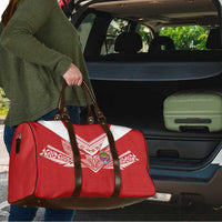 Tonga Rugby Travel Bag Ngatu Motifs and Pacific Patterns LT03 - Polynesian Pride