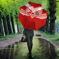 Tonga Rugby Umbrella Ngatu Motifs and Pacific Patterns LT03 - Polynesian Pride