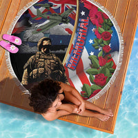 Hawaii and United States Memorial Day Beach Blanket Honor and Remember The Fallen LT03 - Polynesian Pride